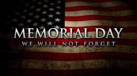 Memorial Day - We Will Not Forget